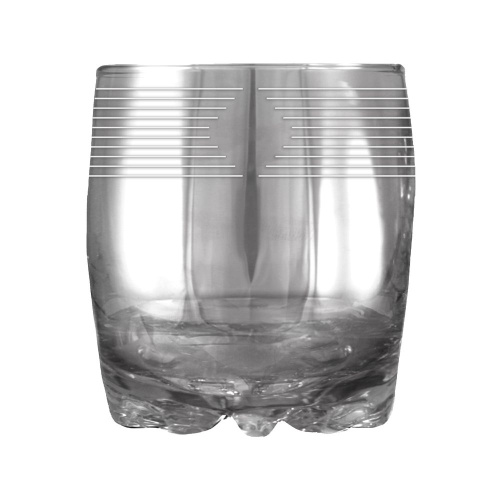 Стаканы для виски 2 шт. с узором "Ромб" цвет "Кварц"