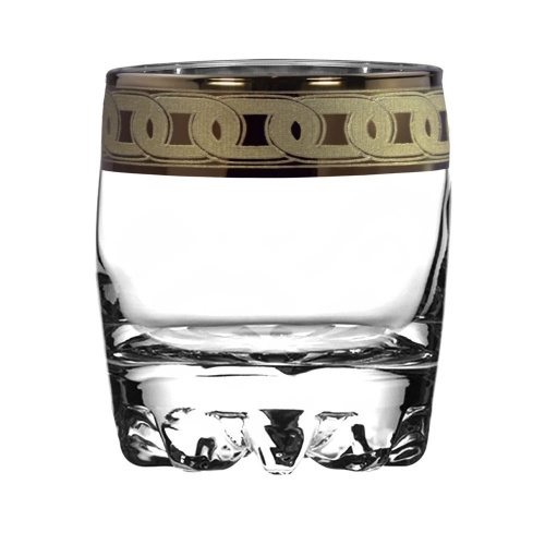Стаканы для виски 2 шт с узором "Картье"